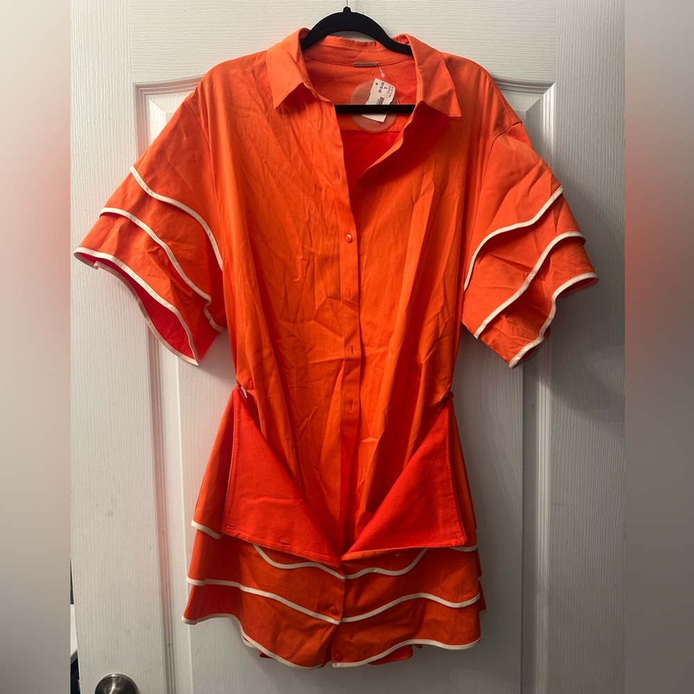 Alexis Solan Mini Dress in Cotton-blend L - Picture 6 of 13